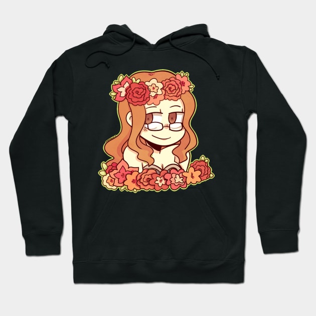 Evergreen Flower Crown sticker Hoodie by Dragnoodles